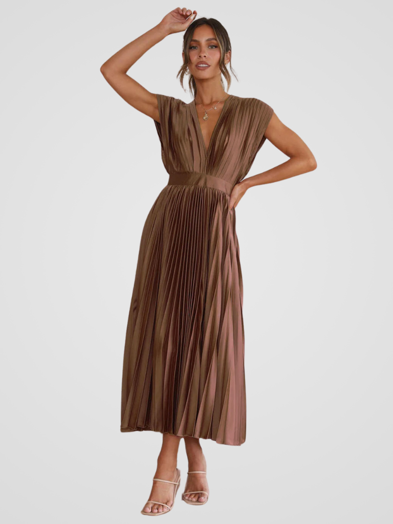 Amaya | Elegantes Midikleid mit romantischem Flair