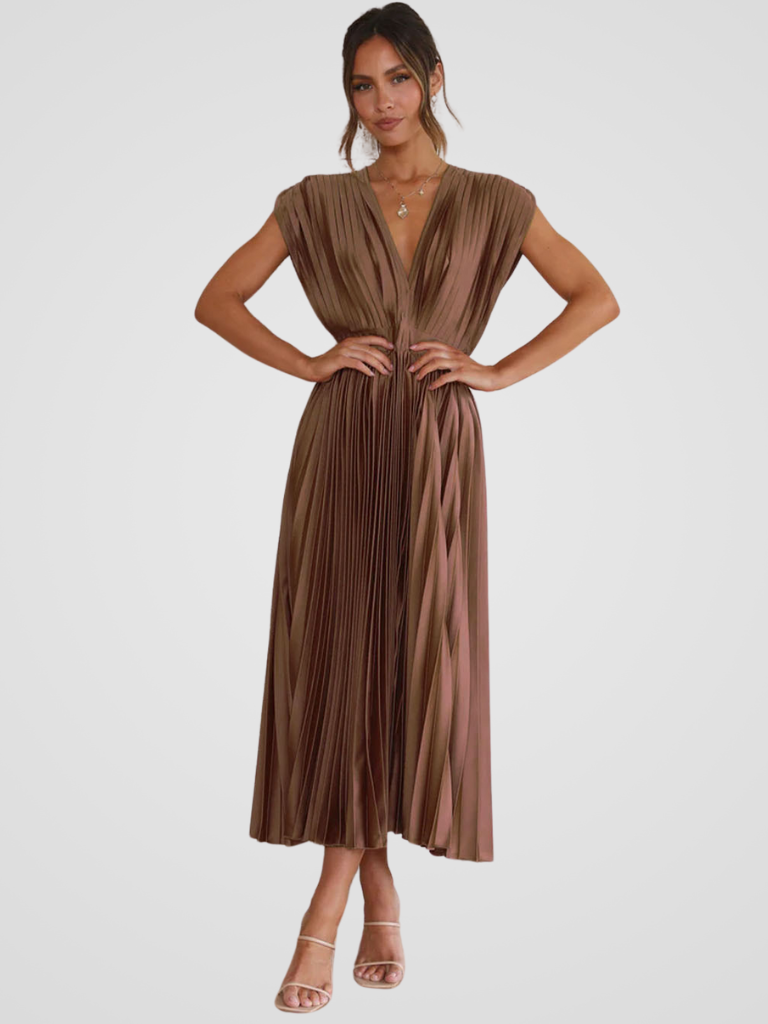 Amaya | Elegantes Midikleid mit romantischem Flair