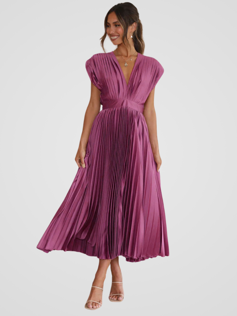 Amaya | Elegantes Midikleid mit romantischem Flair