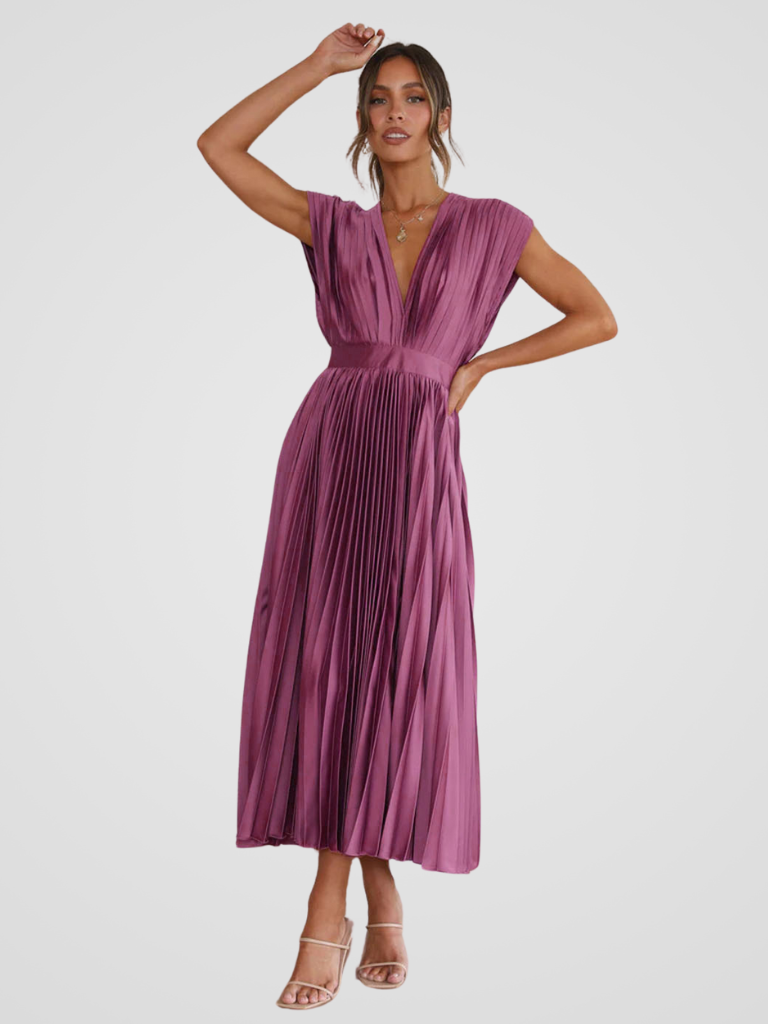 Amaya | Elegantes Midikleid mit romantischem Flair