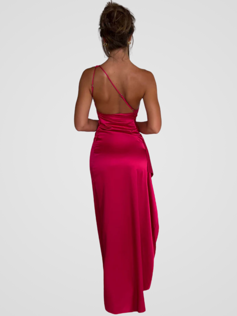 Soleil™ | Elegantes Maxikleid mit seidigem Glanz