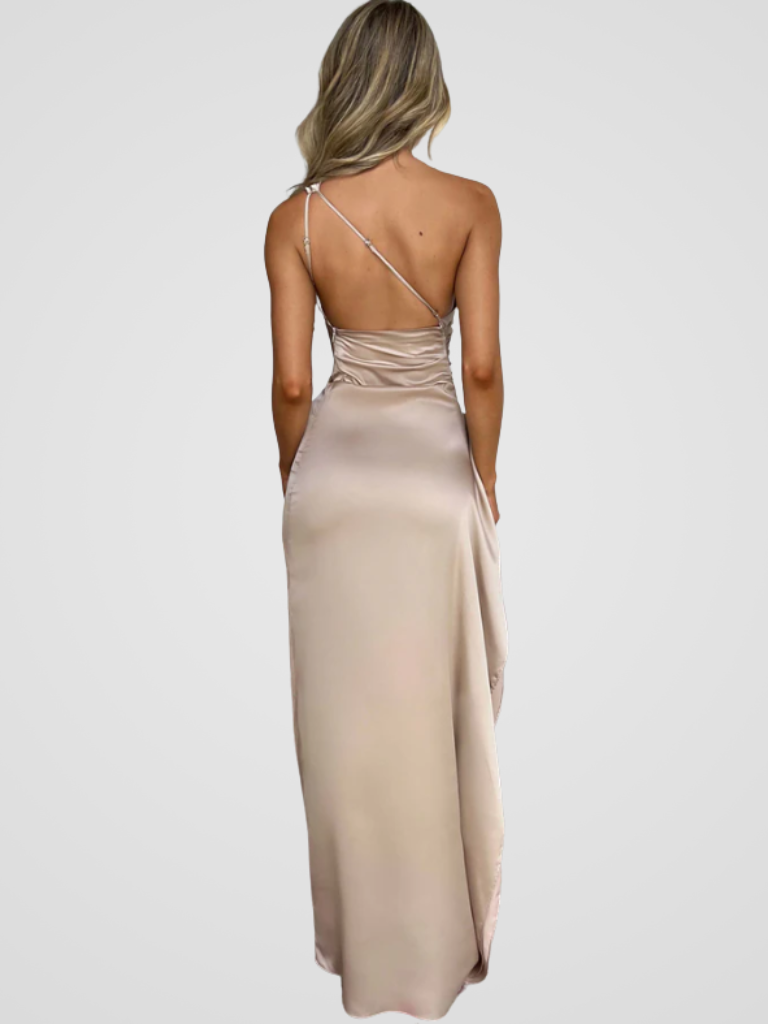 Soleil™ | Elegantes Maxikleid mit seidigem Glanz