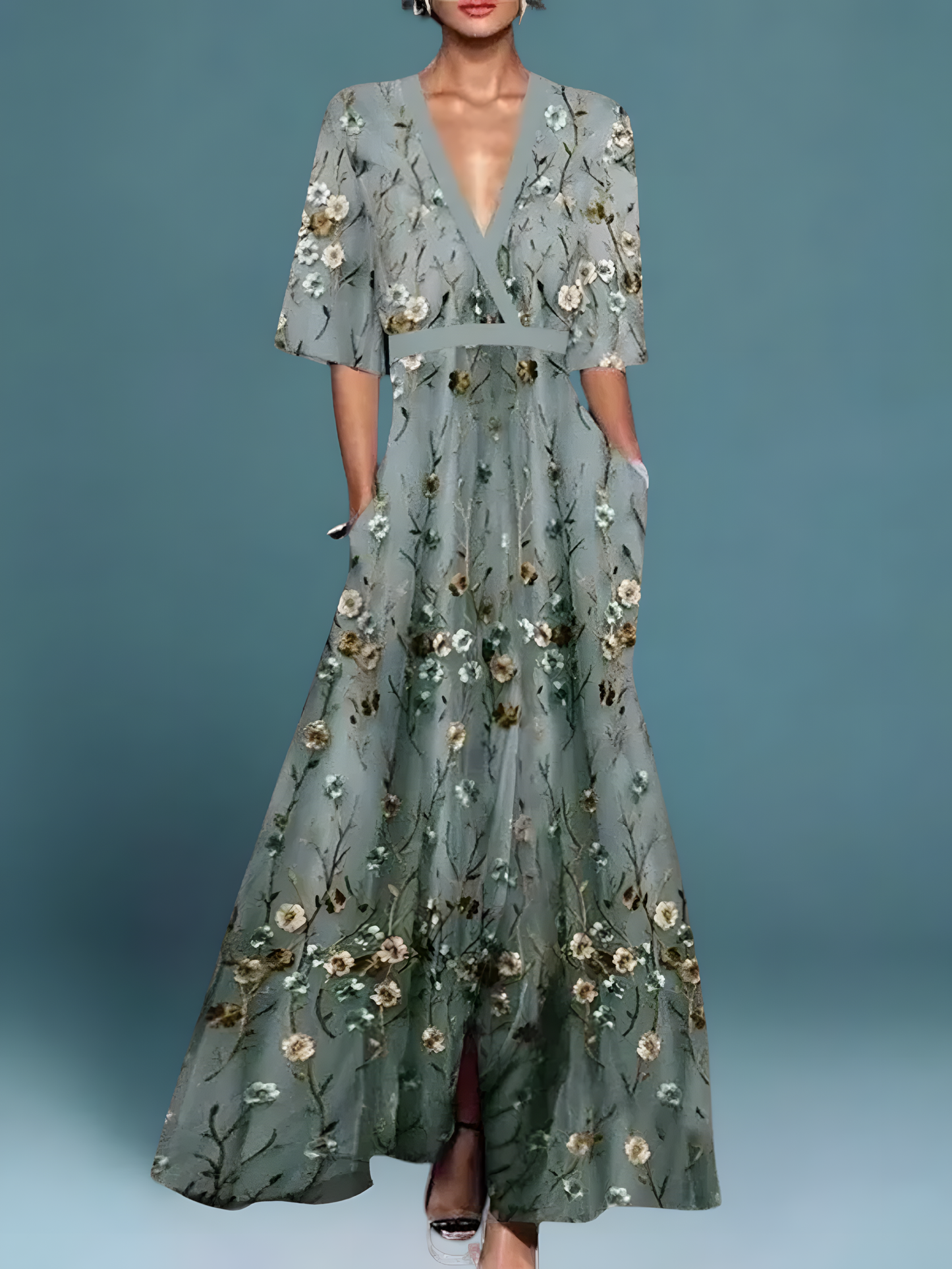 Elise | Elegantes Blumenkleid
