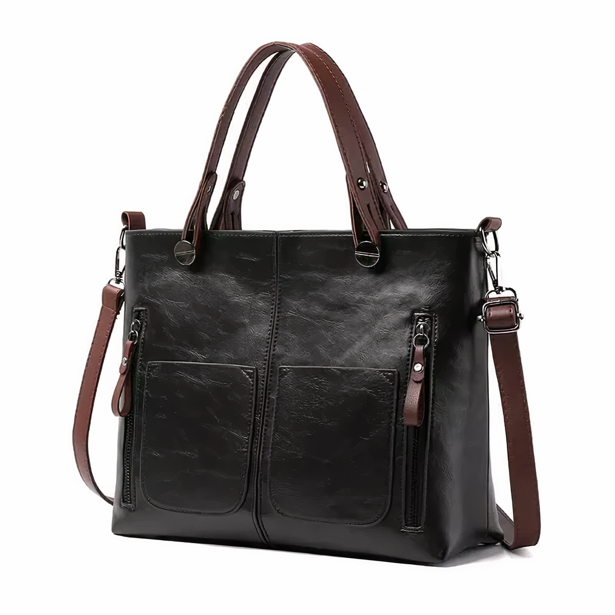 Lina™ - Vintage-inspirierte Leder Schultertasche