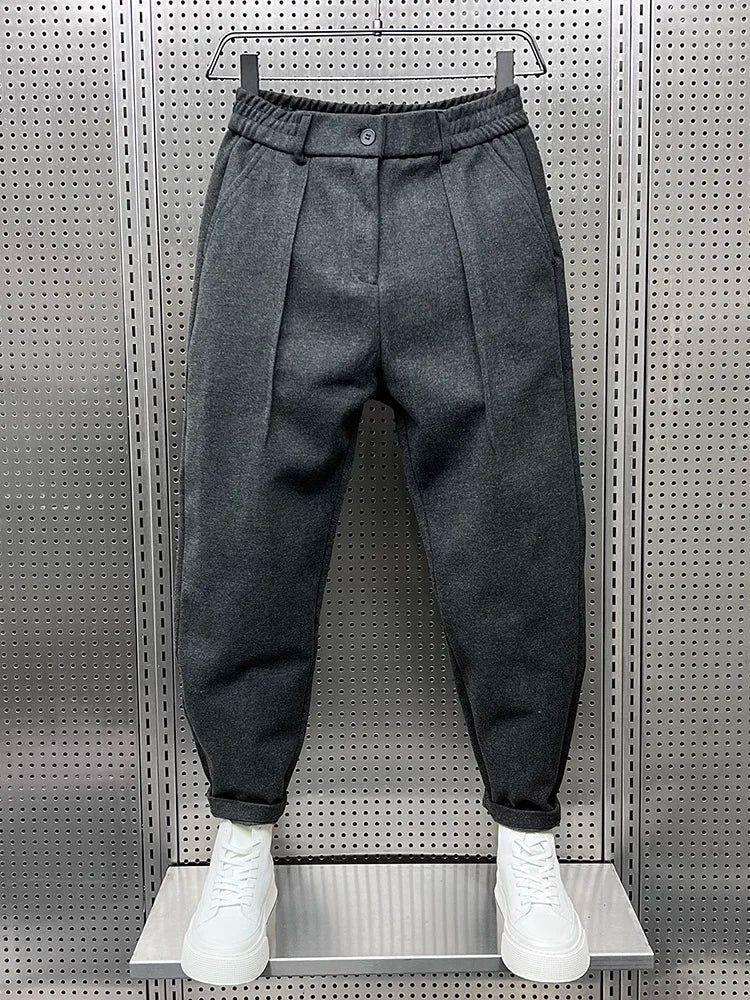 Wade | Elegante Melange-Hosen