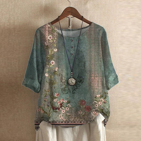 Anya | Vintage-inspirierte Bluse