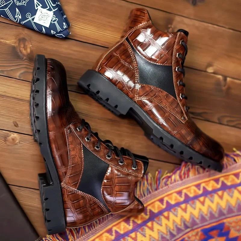 Scott | Klassische Croco-Stiefel