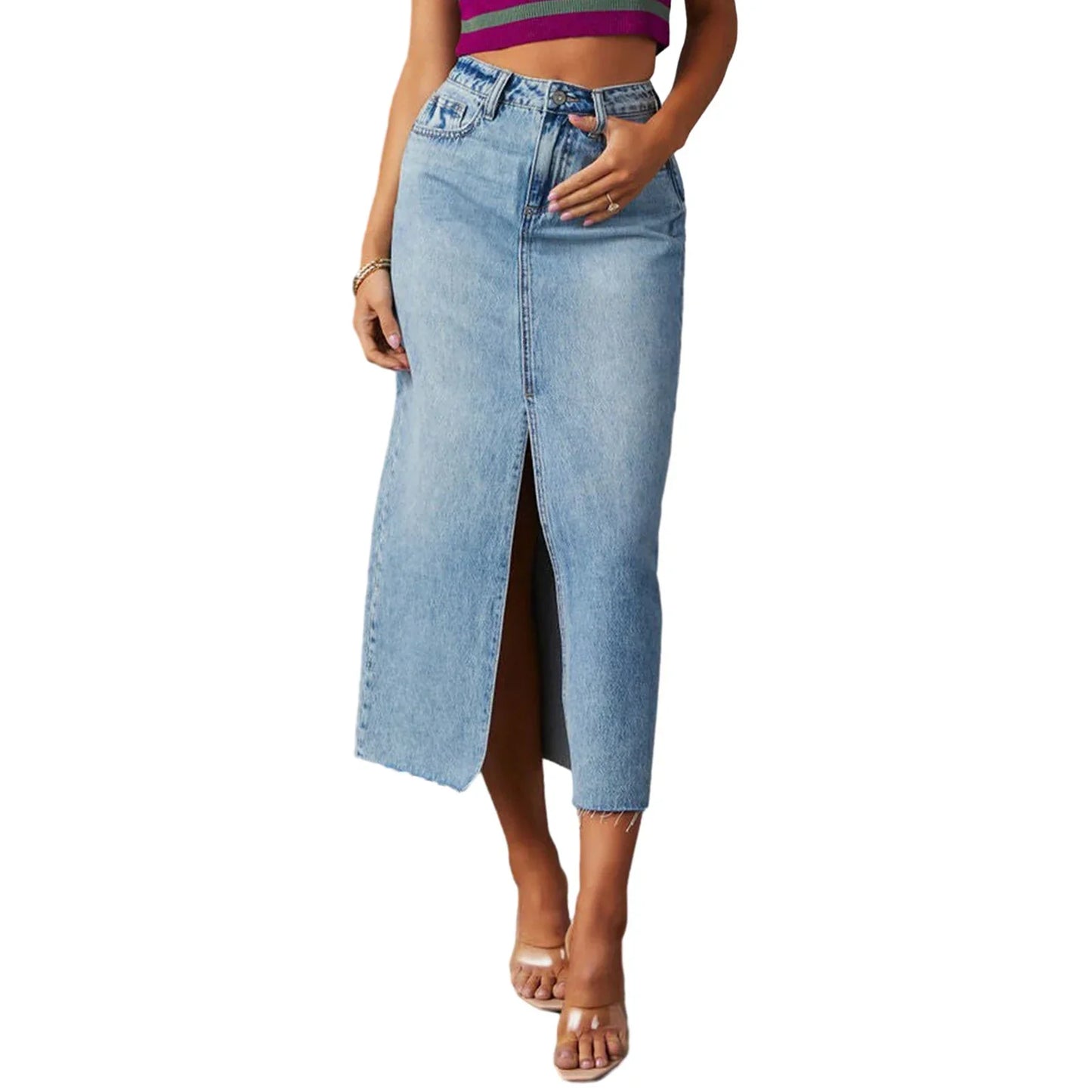 ROMHILD Denimrock mit Schlitz