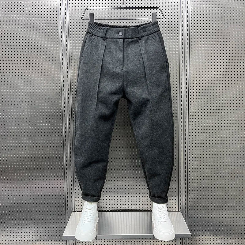 Wade | Elegante Melange-Hosen