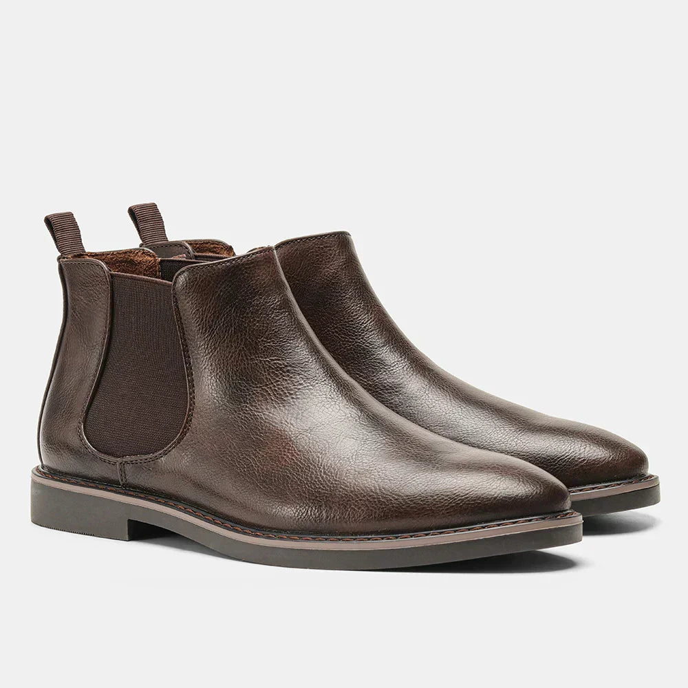 Gianluca Glänzende Lederstiefel