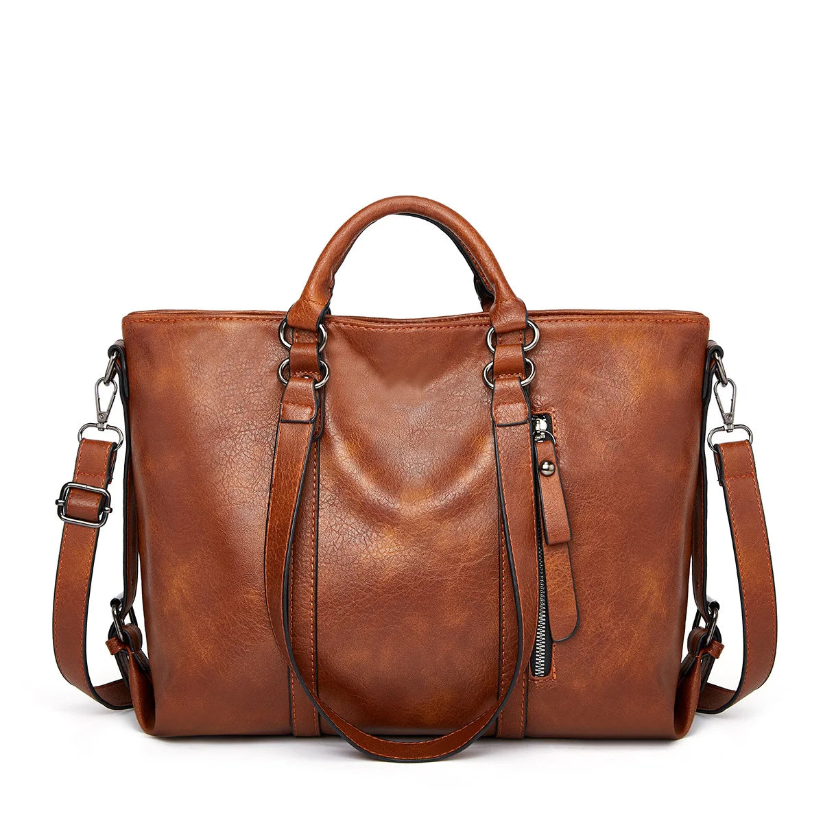 Signe™ | Große Kapazität Leder Schultertasche