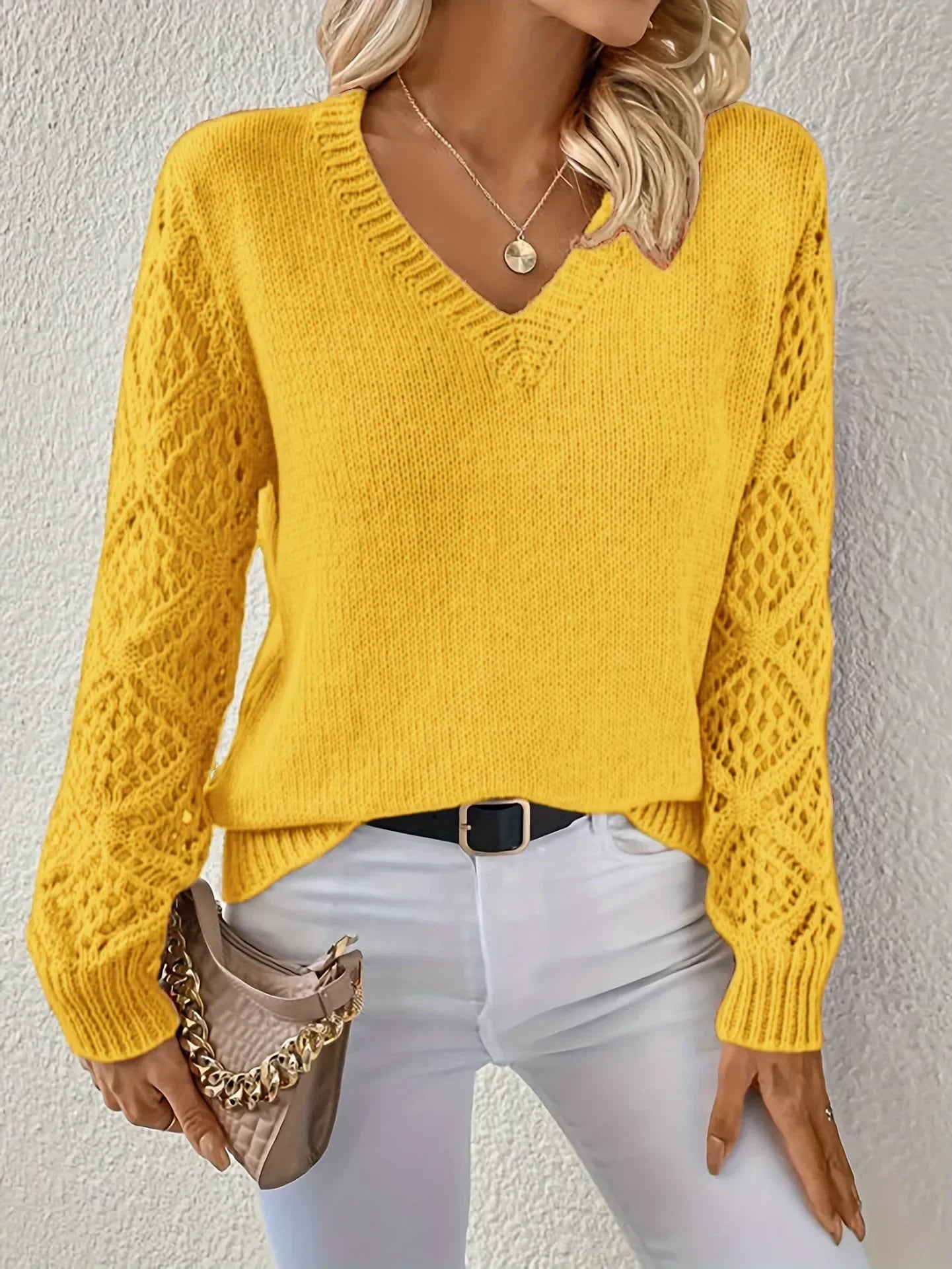 Daisy | Pullover V-Ausschnitt