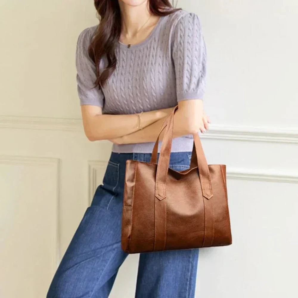 Nora | Luxuriöse, minimalistische Schultertasche