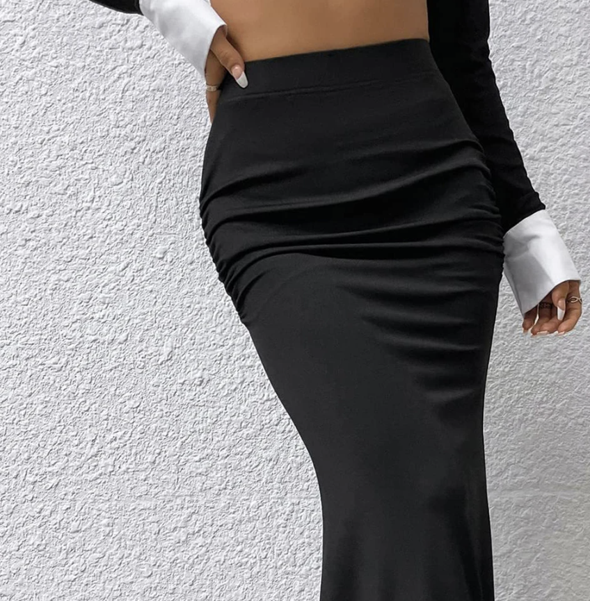 Lola - Hohe Taille Maxi-Rock