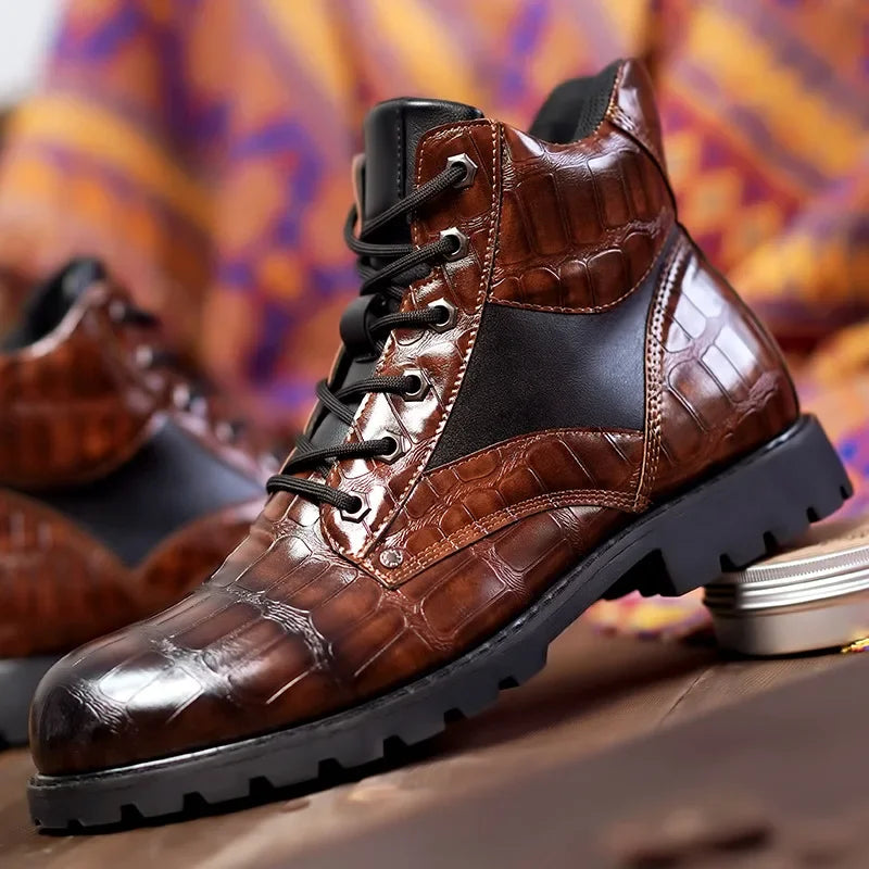 Scott | Klassische Croco-Stiefel