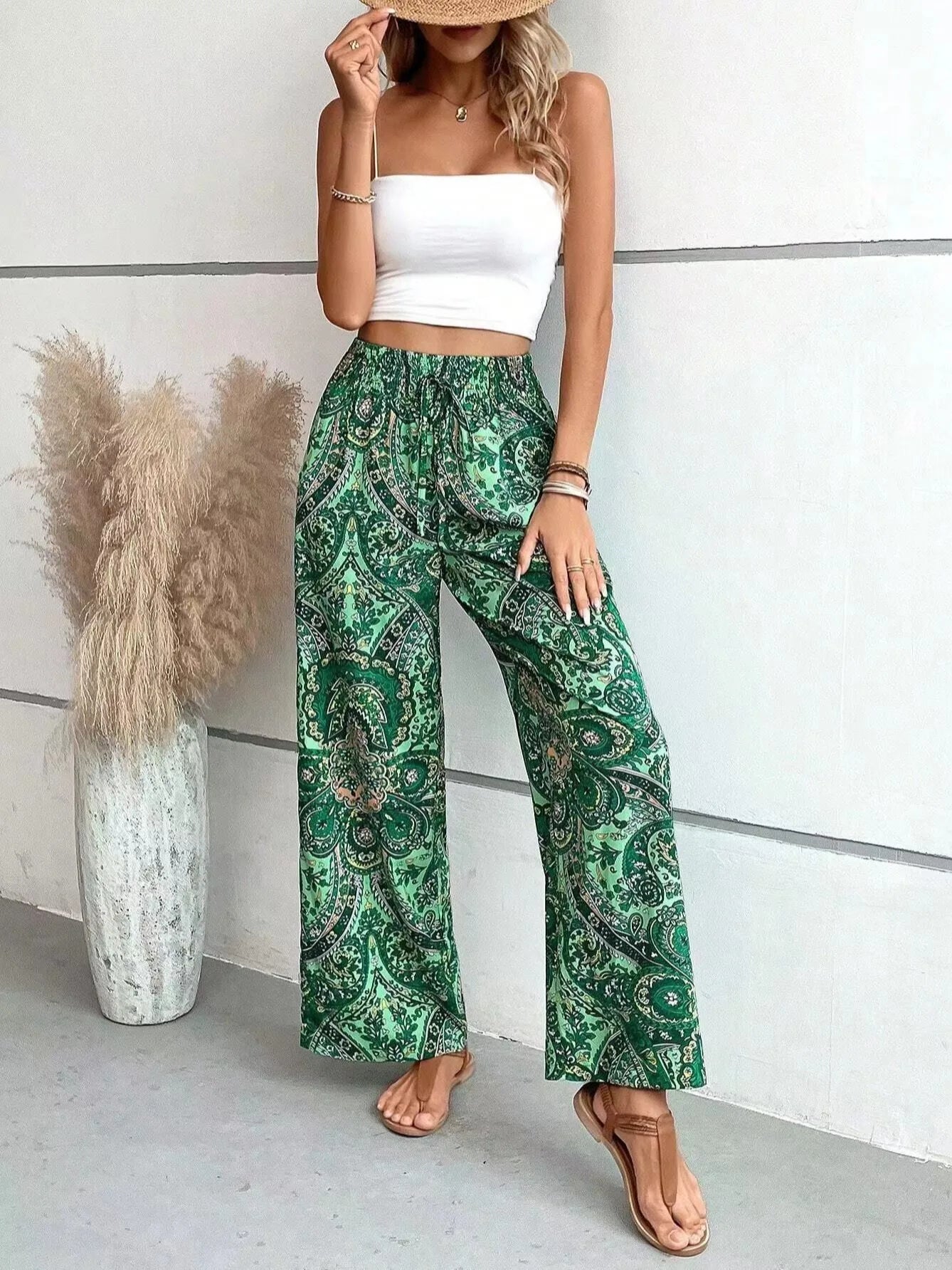 Analyn | Boho-Weitbein-Hose