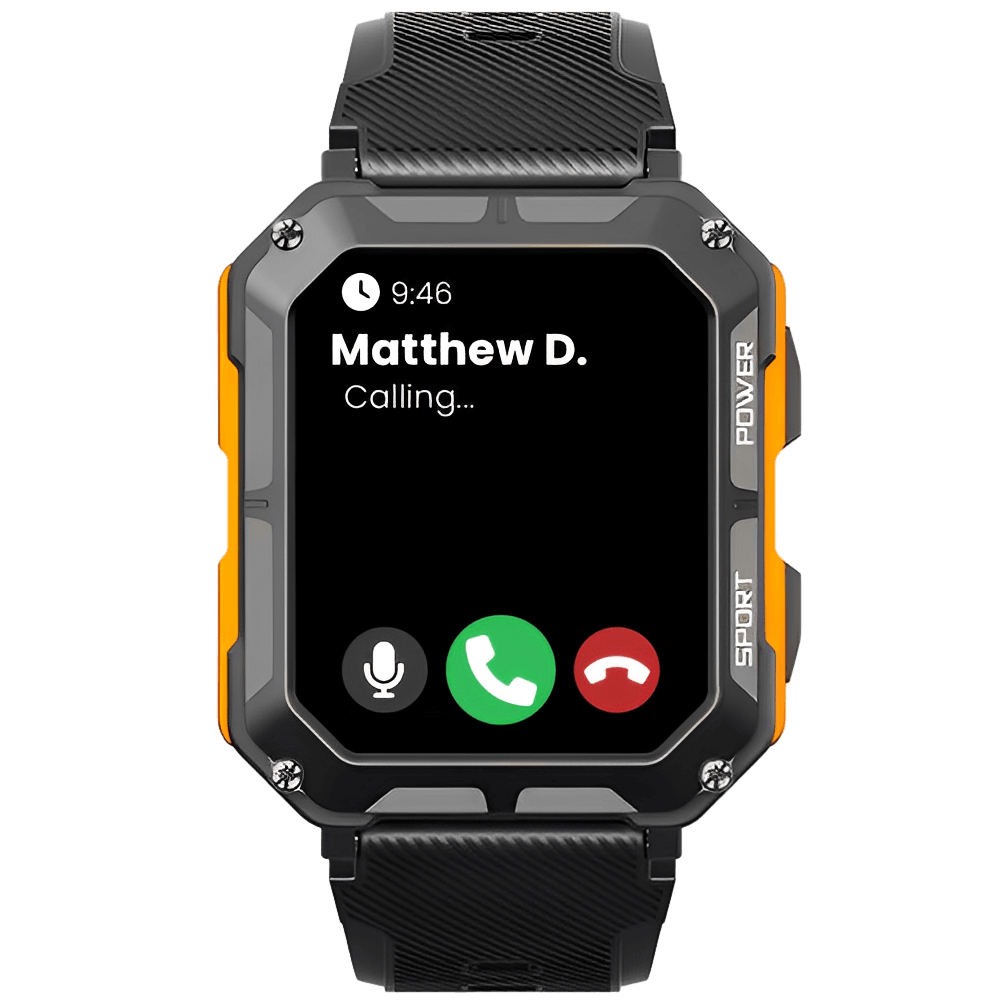 Unzerstörbare multifunktionale Smartwatch für iPhone und Android – Fortschrittliche Technologie