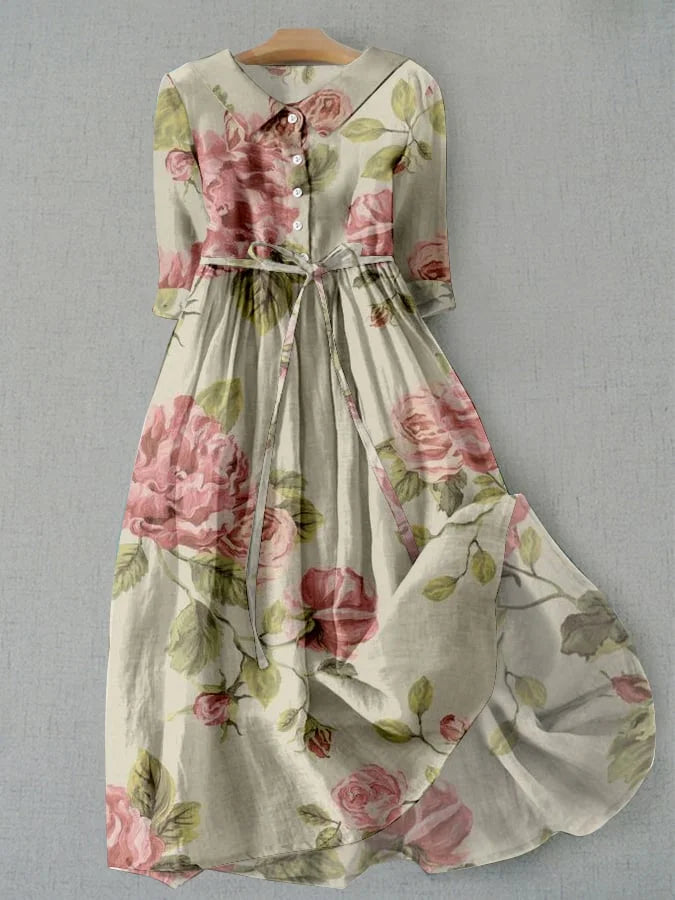 Lena | Elegantes Blumenkleid