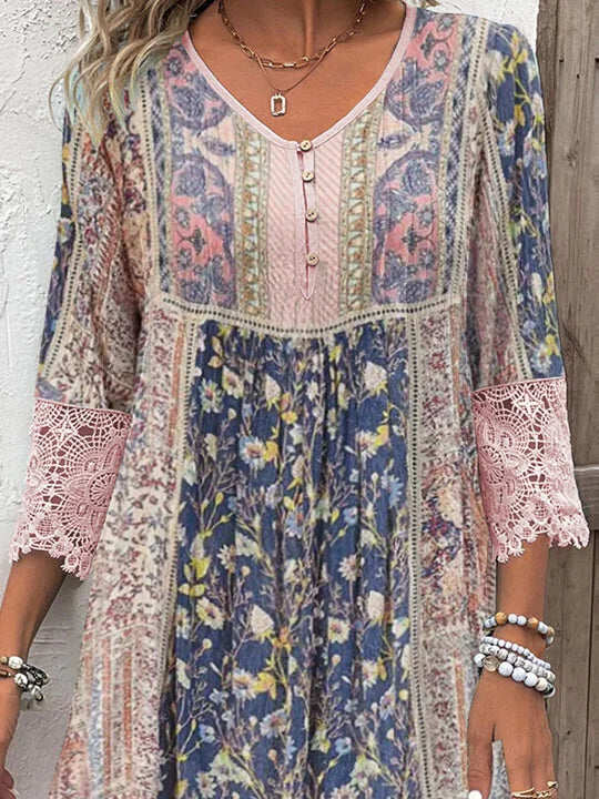 VanDeZaar | Mirabel Boho" would be translated and rewritten in the requested format as:
"VanDeZaar | Elegantes Boho-Kleid