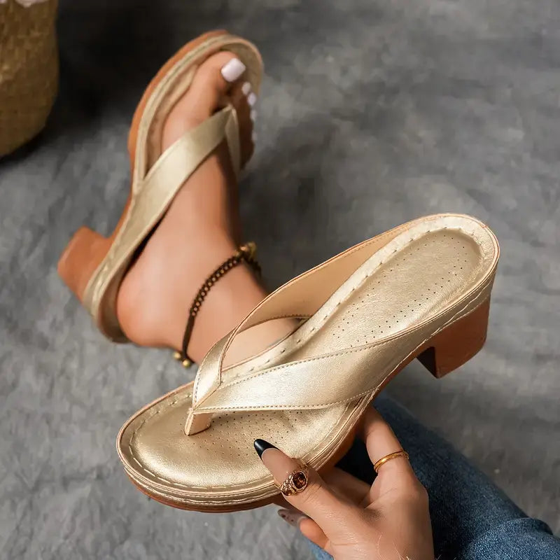 Saskia | Eleganter Absatzslipper