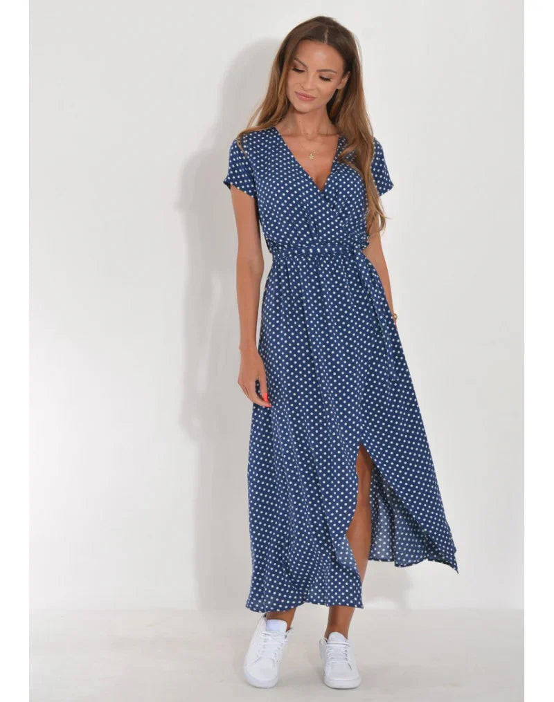 Suzanne | Elegante Kleid mit V-Ausschnitt