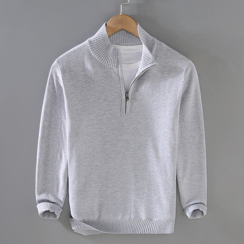 Tom™ | Pullover mit Halbem Reißverschluss