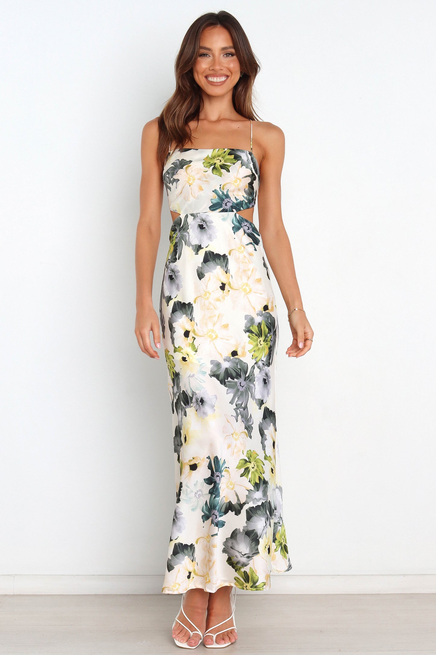 Jayne | Elegantes Maxikleid mit Blumenmuster