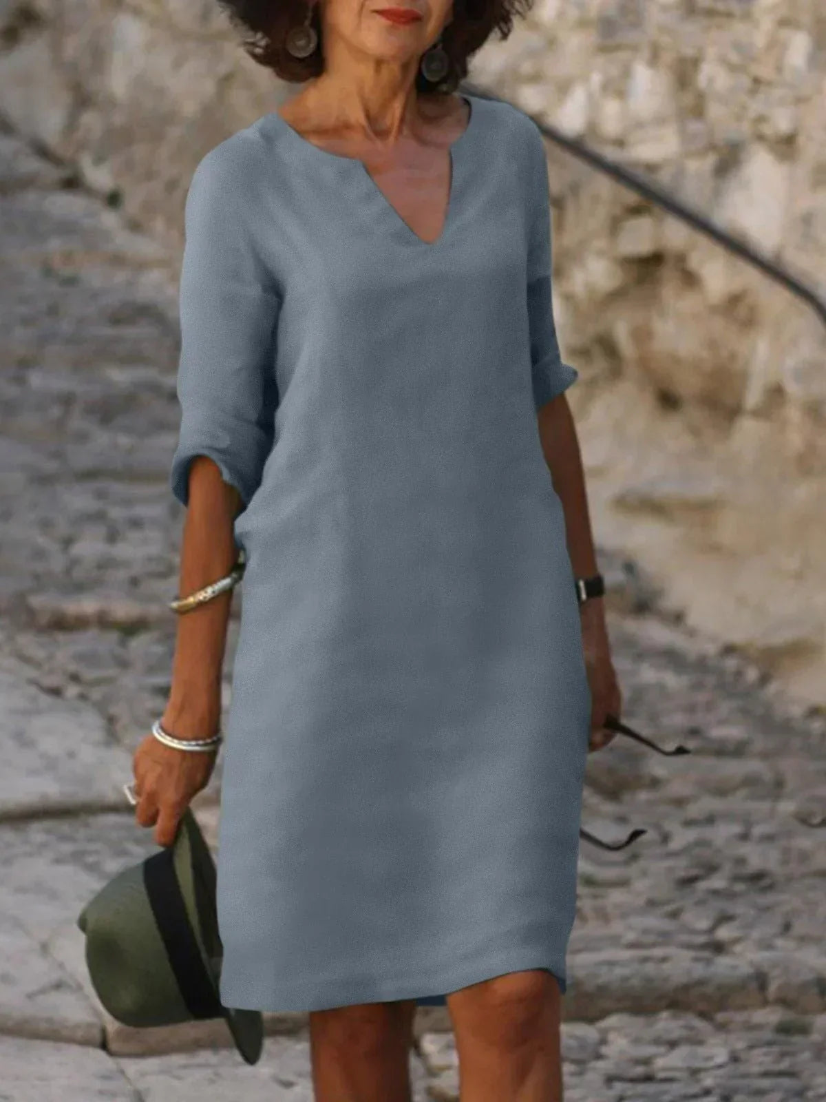Saoirse | Elegante V-Ausschnittrobe