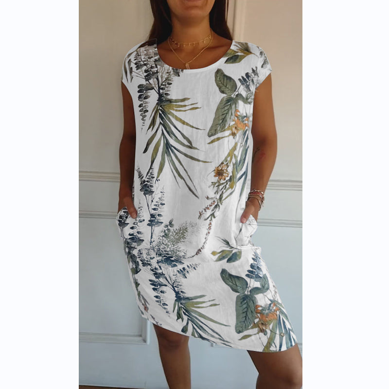 Elle - Kleid mit Rundhalsausschnitt