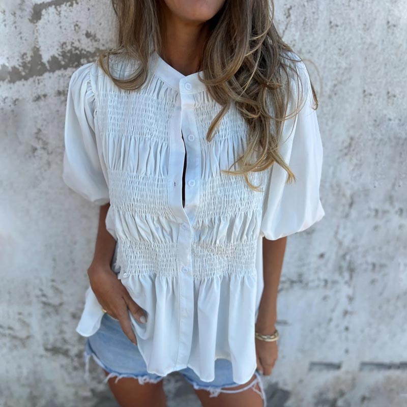 Jennifer | Elegante Bluse im Ibiza-Stil