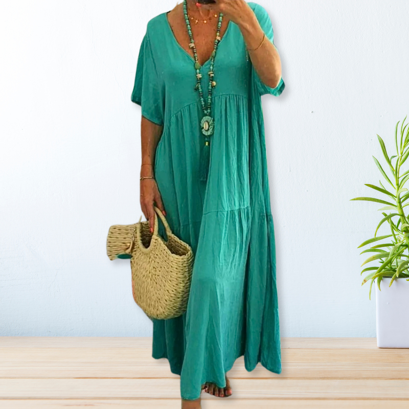 BAHAMA™ - Baumwoll- und Leinenkleid