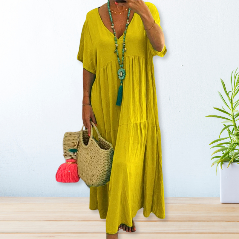 BAHAMA™ - Baumwoll- und Leinenkleid