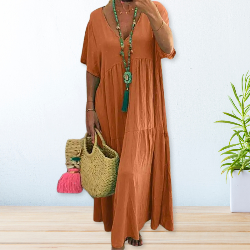 BAHAMA™ - Baumwoll- und Leinenkleid