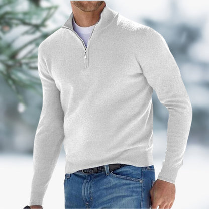 Matteo™ | Pullover mit Stilvollem Reißverschluss
