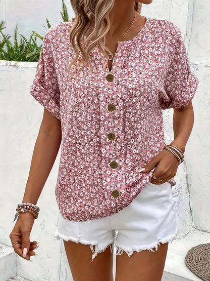Verna | Elegante Bluse mit floralem Muster