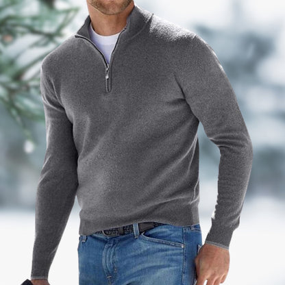 Matteo™ | Pullover mit Stilvollem Reißverschluss