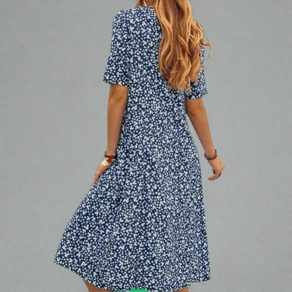 Paula | Elegantes Blumenkleid aus Premiumstoff