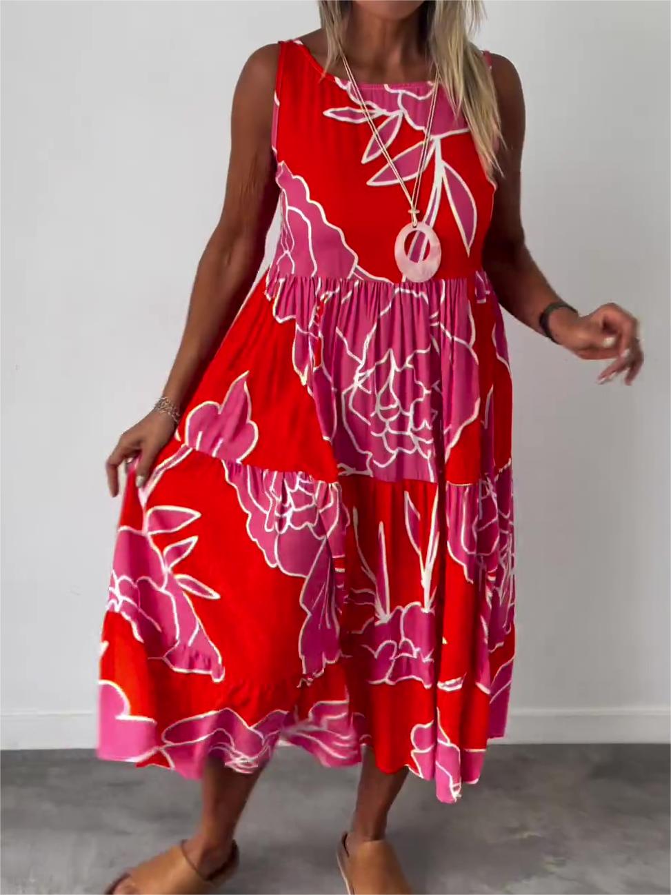 Gwendolyn | Elegantes ärmelloses Maxikleid