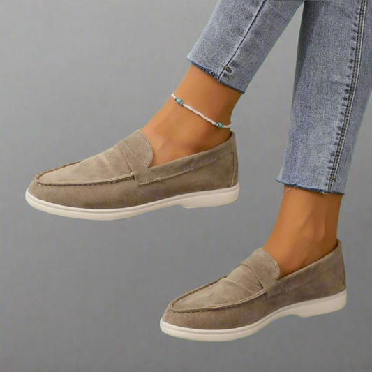 Evelien | Elegantes Suede-Mokassin