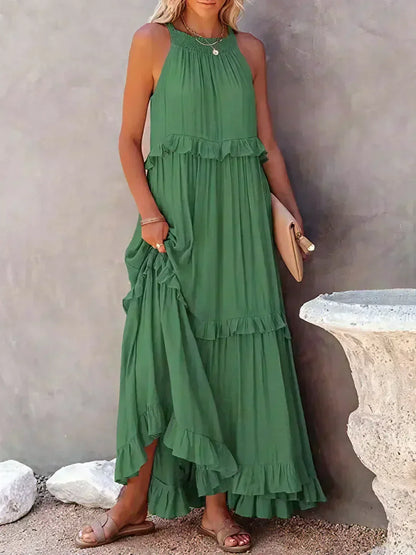 Landry - Schickes ärmelloses Kleid mit Rüschendetails