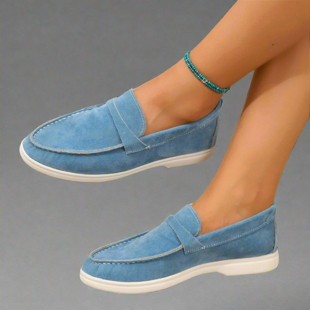 Evelien | Elegantes Suede-Mokassin