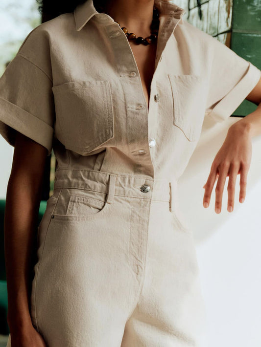 Denim | Overall mit Manschetten