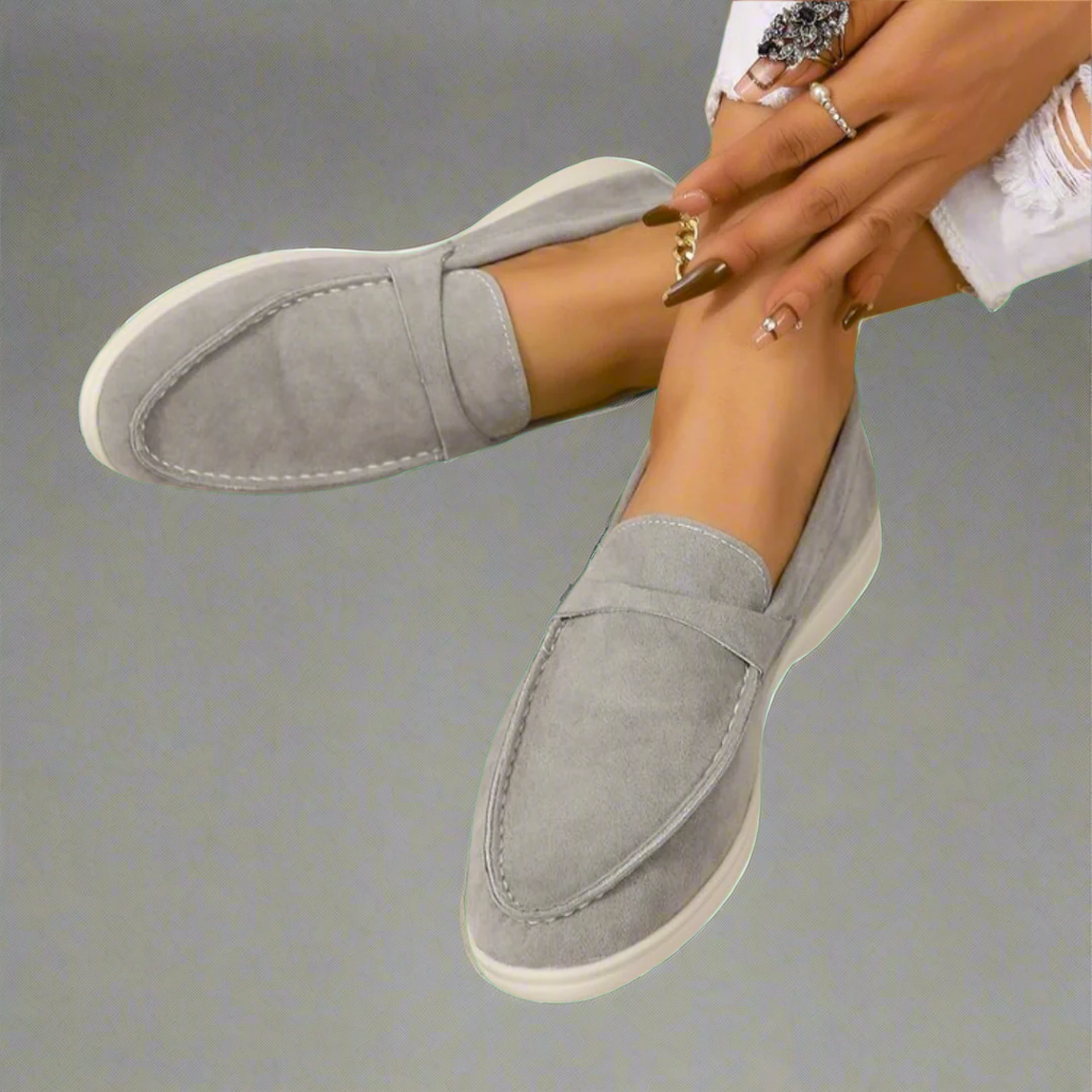 Evelien | Elegantes Suede-Mokassin