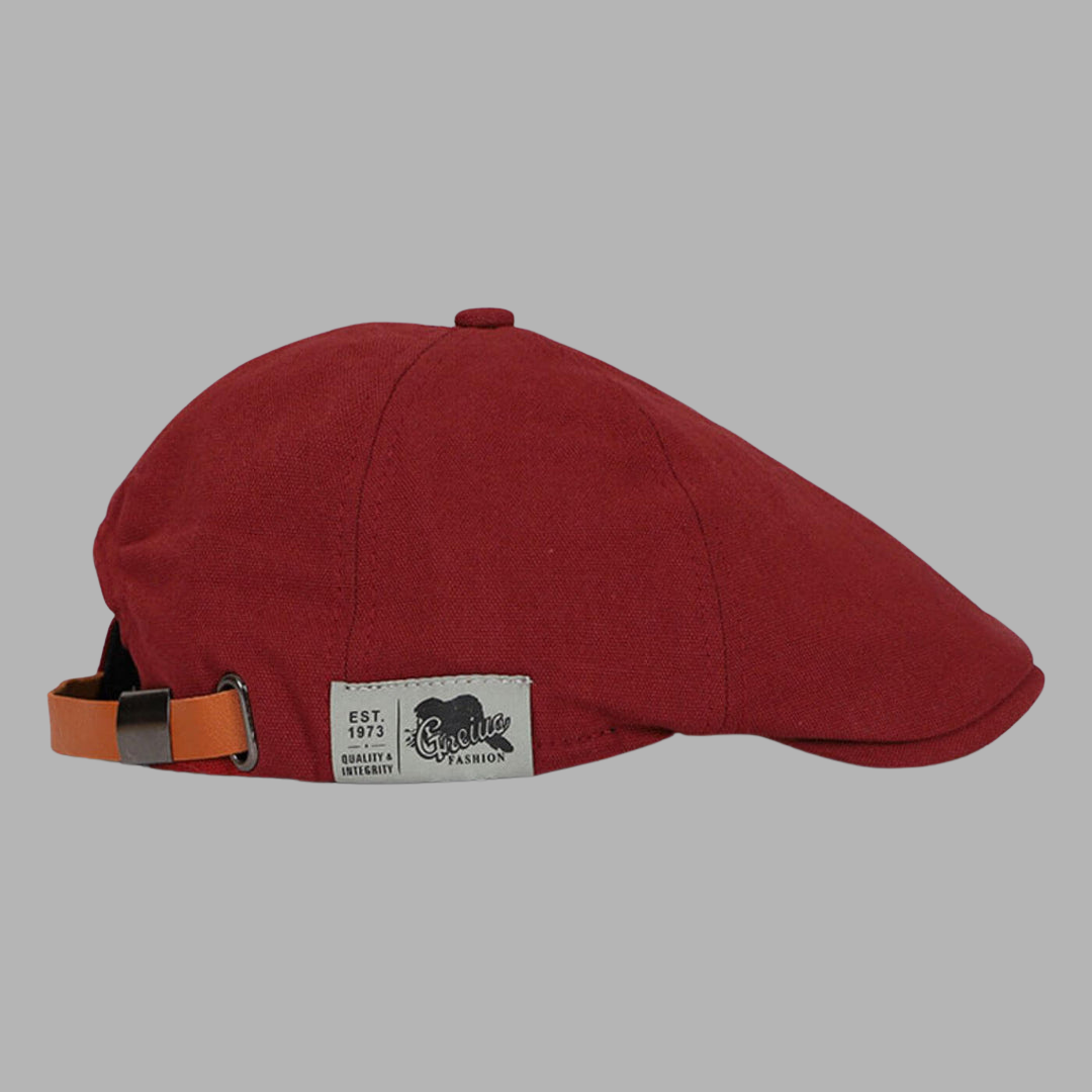 Tobias | Elegante Klassische Schwarze Newsboy Cap für Stilbewusste