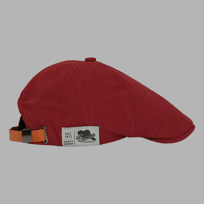 Tobias | Elegante Klassische Schwarze Newsboy Cap für Stilbewusste