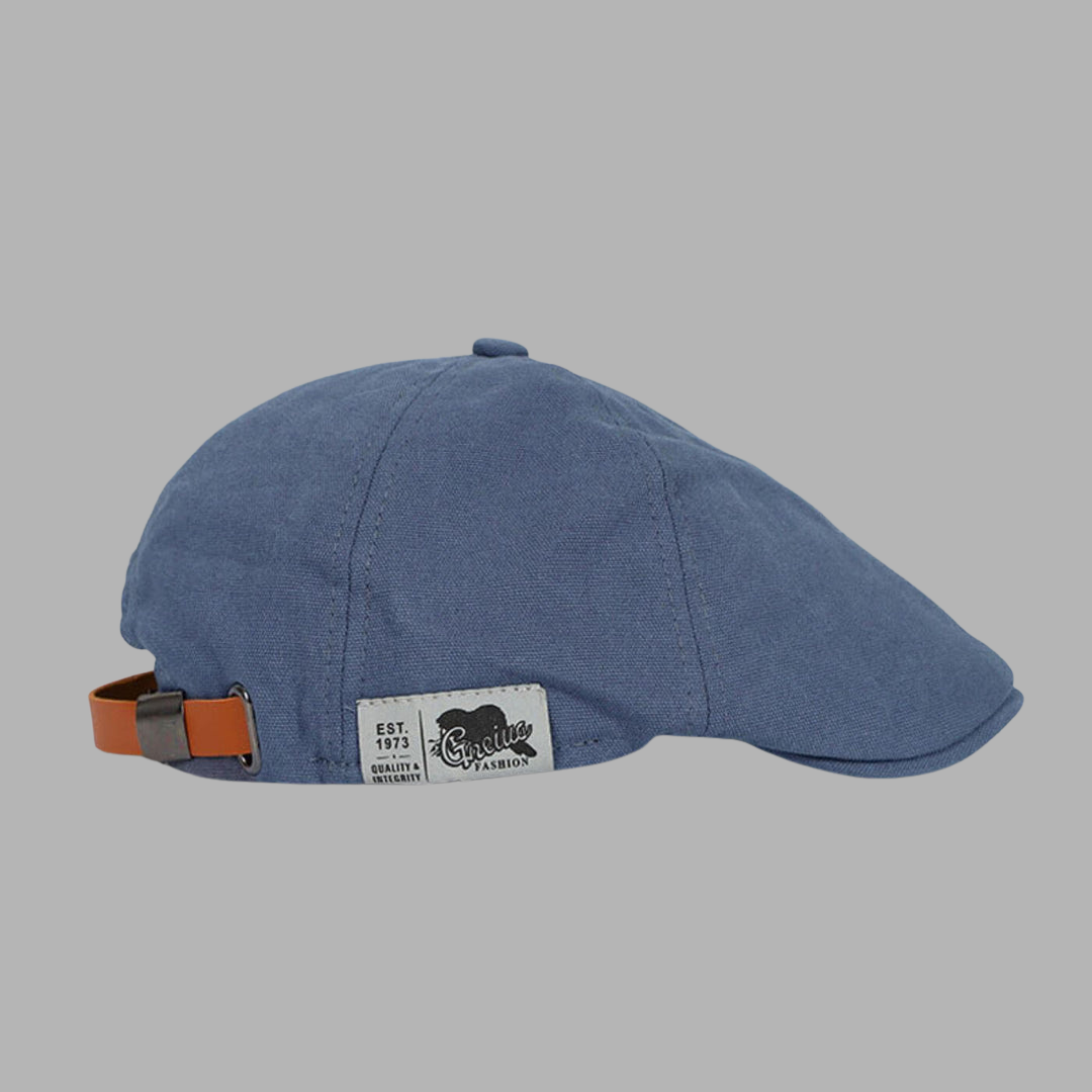 Tobias | Elegante Klassische Schwarze Newsboy Cap für Stilbewusste