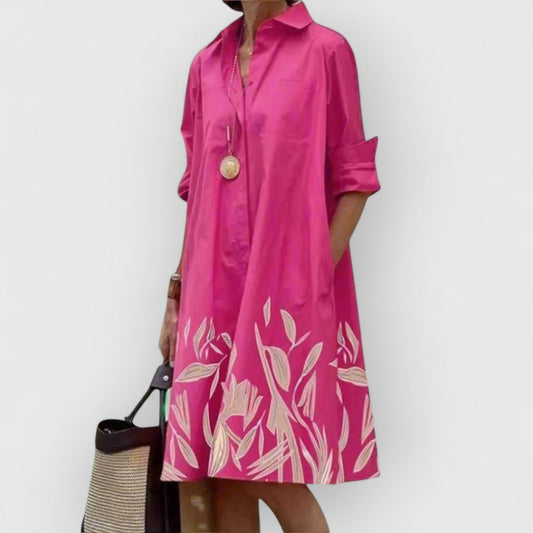 Rayana | Rosa Elegantes Kleid