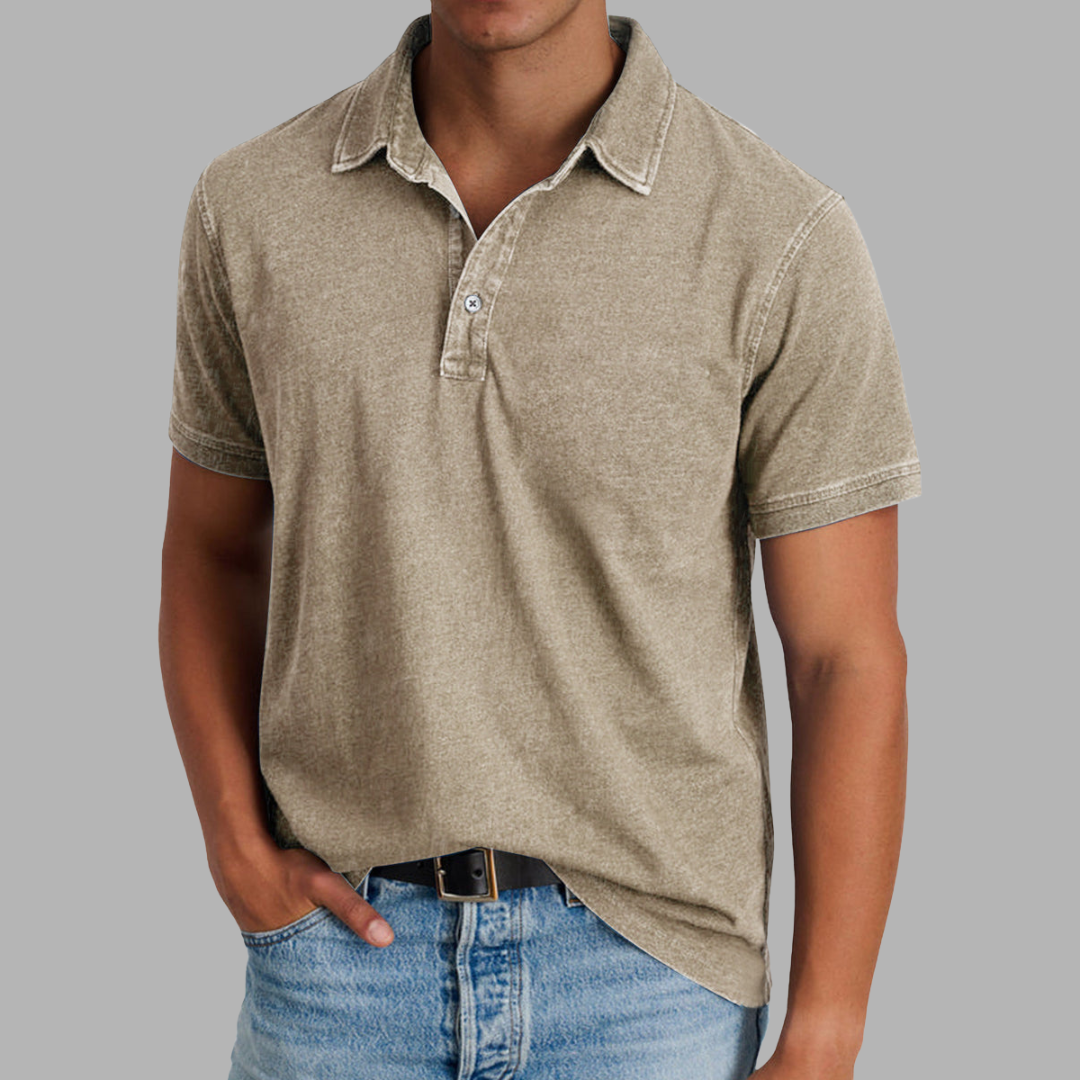 Benno | Weiches gewaschenes Polo für Komfort und Stil