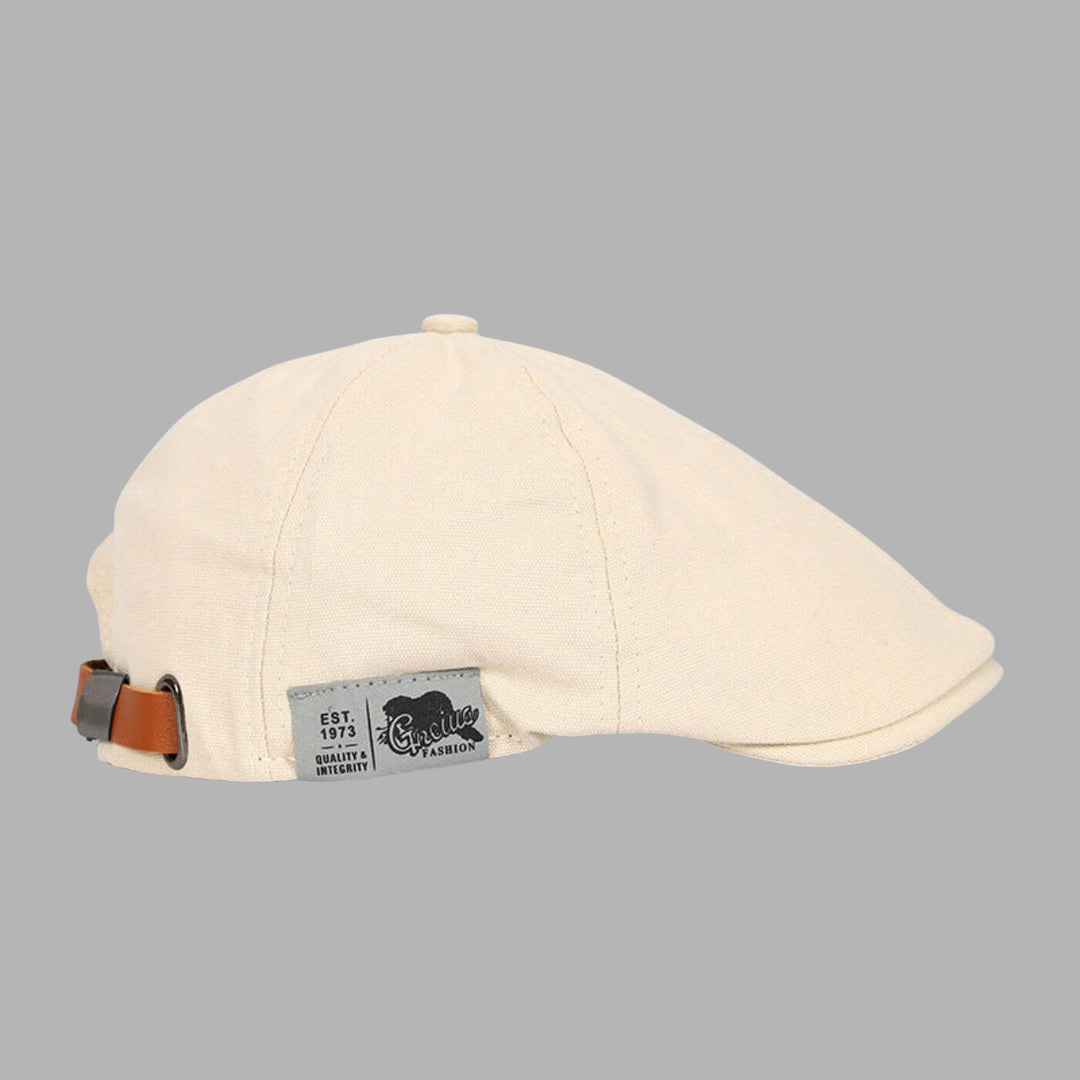 Tobias | Elegante Klassische Schwarze Newsboy Cap für Stilbewusste
