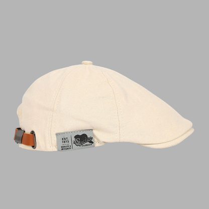 Tobias | Elegante Klassische Schwarze Newsboy Cap für Stilbewusste